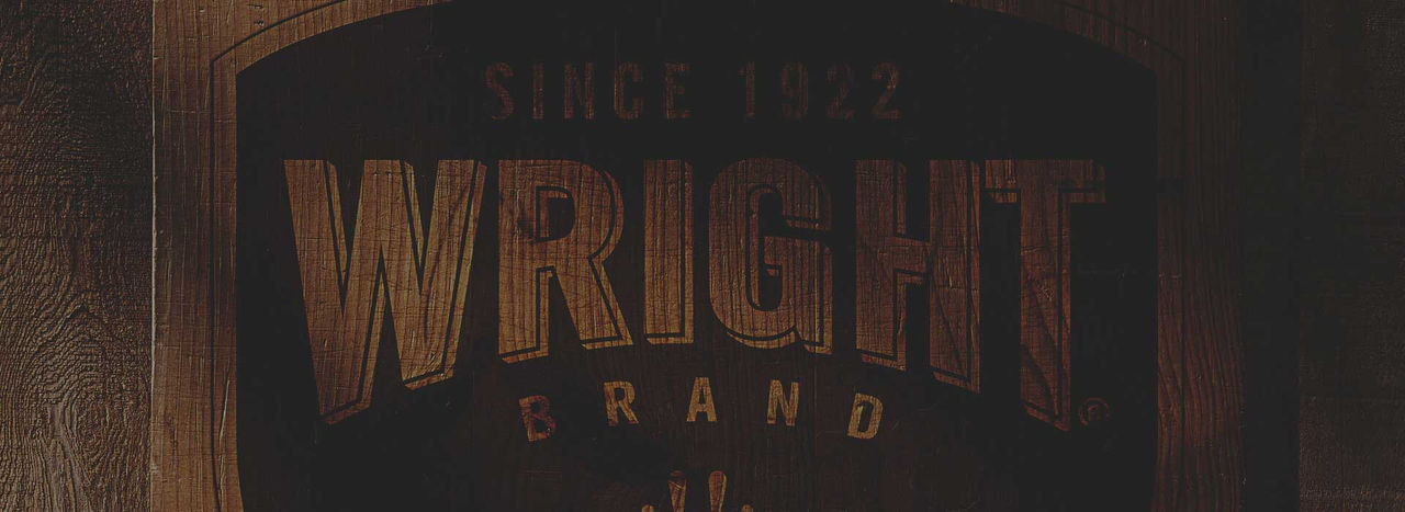Wright Brand wood logo
